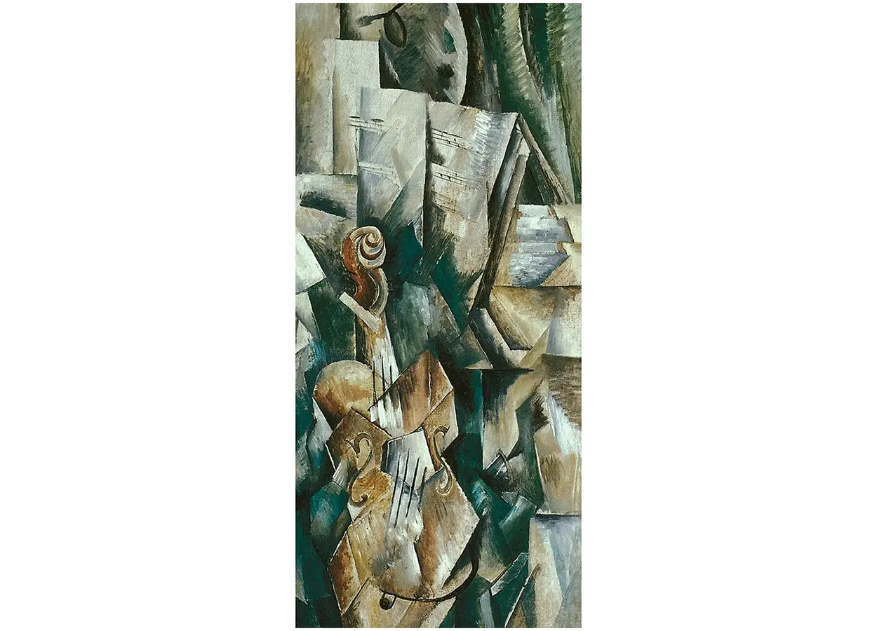 violin cubismo